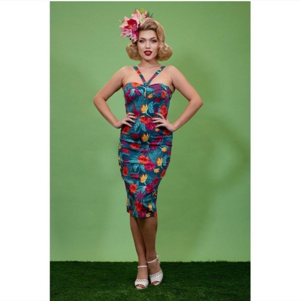 CollectIf Kiana Tropico wiggle dress